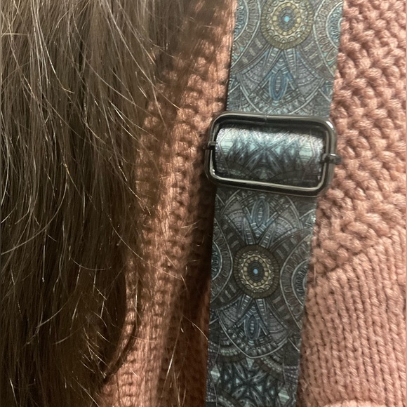 Stylish Boho & Blingy Removable Adjustable Strap “Made By Me”Crossbody Jean Bag! - Picture 7 of 16